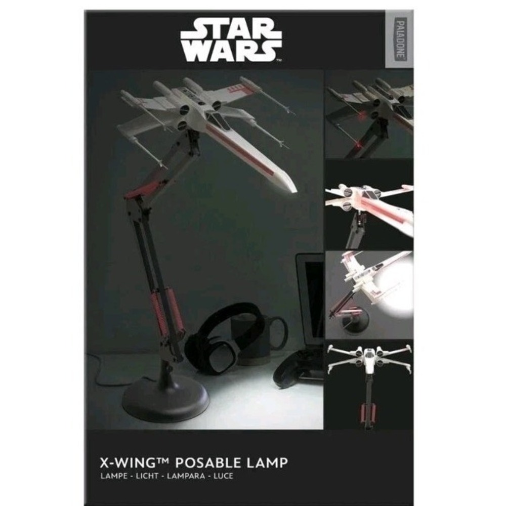 Star Wars X-Wing Poseable Desk Light Lamp LED‎ Paladone NIB